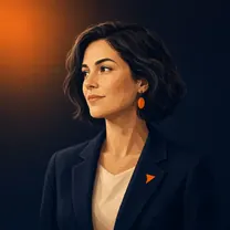 Illustrated portrait of an agency owner